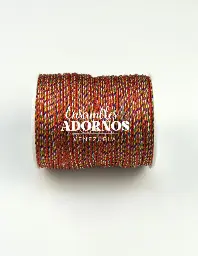 CORDÓN TRENZADO REDONDO 1.5MM (ROLLO X 100 MTS)