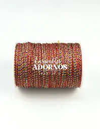 CORDÓN TRENZADO REDONDO 2MM (ROLLO X 100 MTS)
