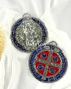  MEDALLA RELIGIOSA METALICA SAN BENITO RESINA 7.5CM (UNIDAD)