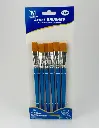 PINCEL PLANO N°12 (PQT X 6 UND)