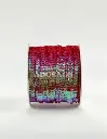 LENTEJUELA CONCAVA TRANSPARENTE (ROLLO X 80 YDS)