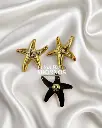 BOTON PATA METALIZADO FIGURA ESTRELLA MAR GRANULADA 54L (PQT X 100UNID)