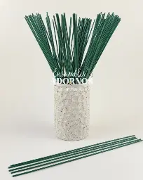ALAMBRE FLORISTERIA FORRADO 25CM (PQT X 1KG / 435UND APROX)